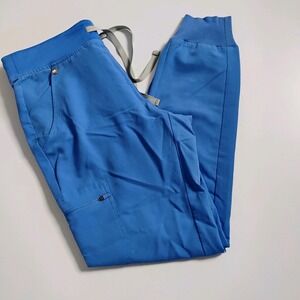 FIGS Scrub Pants Womens Size smalll Zamora Jogger blue Technical‎ Collection
